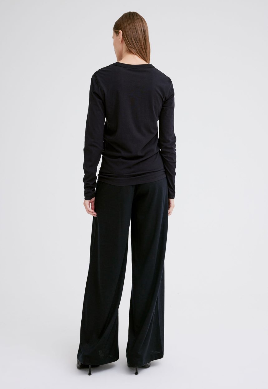 Jac + Jack Davies Long Sleeve Tee - Black